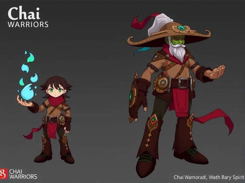 Diverse Tea Spirit Characters Chai Warriors Tea Spirit Characters